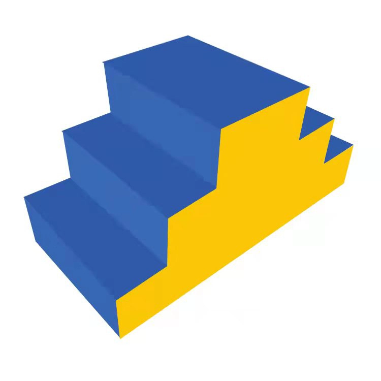 Escalera de dos escalones