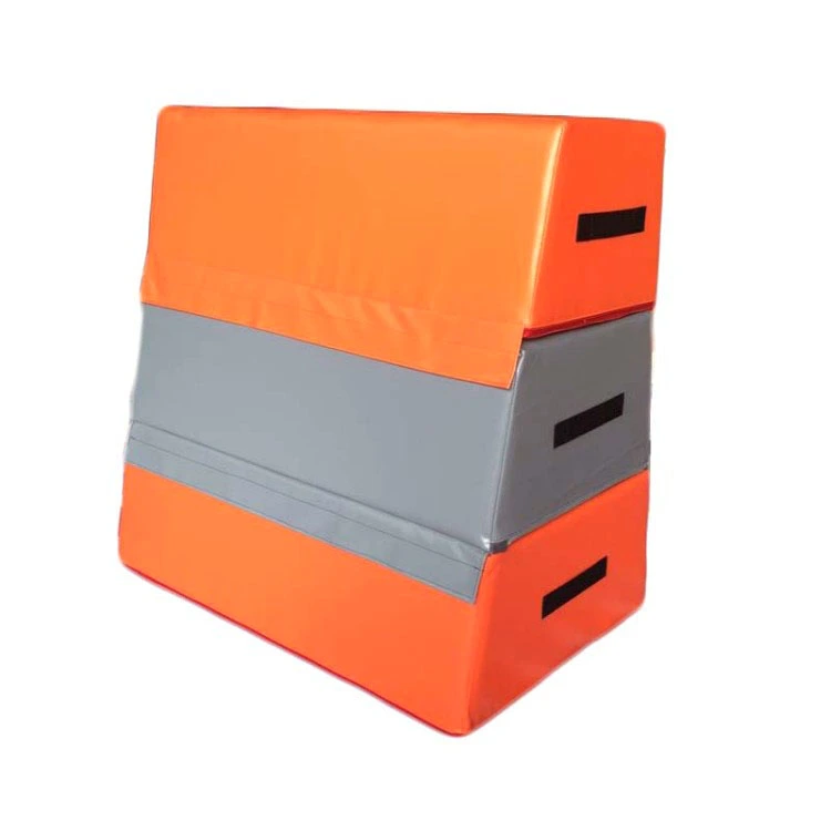 Jump Box suave de tres secciones con tapa cuadrada